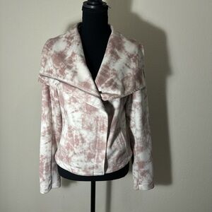 Bagatelle Blush and Cream Teddy Jacket